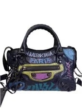 Balenciaga — Balenciaga Graffiti Mini City Limited Edition — Handbag — resale