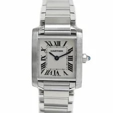 Cartier — Cartier Tank Francaise W51008Q3 20mm Quartz White — Watch — resale