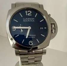 Panerai — Panerai Luminor Marina PAM 1316 44 Mm Automatic Box & Papers, Specchio Blu Dial — Watch — resale