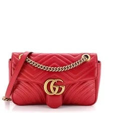 Gucci — Gucci GG Marmont Flap Matelasse Medium — Handbag — resale