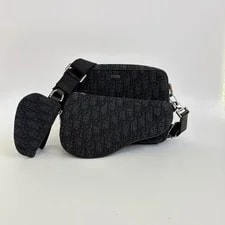 Dior — Dior Fabric Zipper Closure Crossbody - Very Good #CZ81XV — Handbag — resale