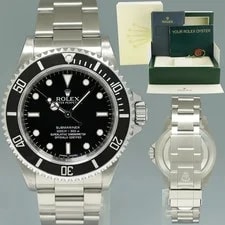 Rolex — 2008 Rolex 14060M Submariner 40mm No-Date 4 Line Steel Black Box — Watch — resale