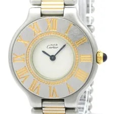 Cartier — Cartier Must 21 Gold Plated Steel Quartz W10051F4 — Watch — resale