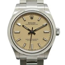 Rolex — Rolex Oyster Perpetual 31 277200 31mm Stainless Steel Beige #UW891 — Watch — resale