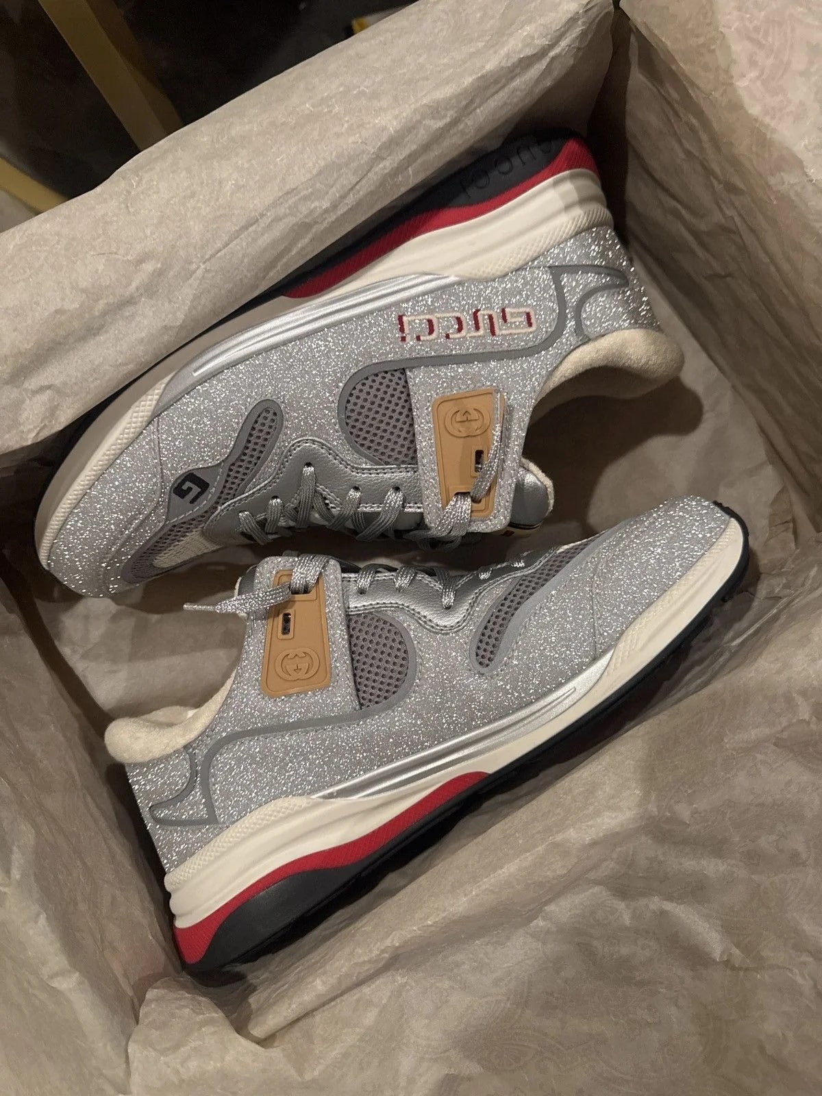 Gucci — Gucci Ultrapace Glitter — Sneaker — resale