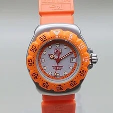 Tag Heuer — TAG Heuer Formula 1 373.508 Orange Quartz Tested Stainless Steel — Watch — resale