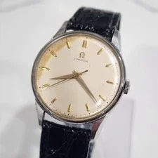 Omega — Omega 2810 2 SC Stainless Steel Manual Cal. 283 Patina Dial — Watch — resale