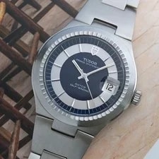 Tudor — 1976 Tudor Prince Date Chrono Time Stainless Steel 9121/0 - Blue Dial and Bezel — Watch — resale