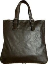 Bottega Veneta — Bottega Veneta Square Round Double Zip — Handbag — resale