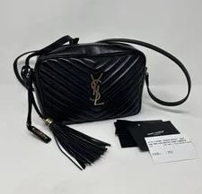 Saint Laurent — Saint Laurent Quilted Lou Medium Camera Crossbody Box — Handbag — resale