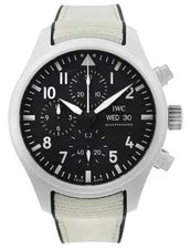 IWC — IWC Pilot's Chronograph Top Gun IW389105 Lake Tahoe White Ceramic 44MM — Watch — resale