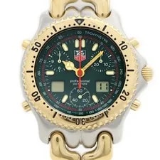 TAG Heuer — TAG Heuer CG1124 S/el Professional Quartz Green Dial St.Steel — Watch — resale