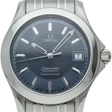 Omega — Omega Seamaster120M Automatic 36mm 2501.81 Stainless Steel mensWatch Blue — Watch — resale