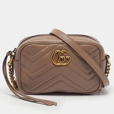 Gucci — Gucci Matelasse GG Marmont Small Camera — Handbag — resale