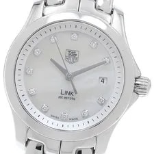 Tag Heuer — TAG Heuer WJF1317 Link 11P Diamond Date Quartz S 942268 From Japan — Watch — resale