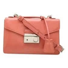 Prada — Prada Vernice 2WAY Pochette Crossbody Enamel Leath — Handbag — resale