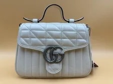 Gucci — Gucci GG Marmont Mini TOP Handle Auth — Handbag — resale