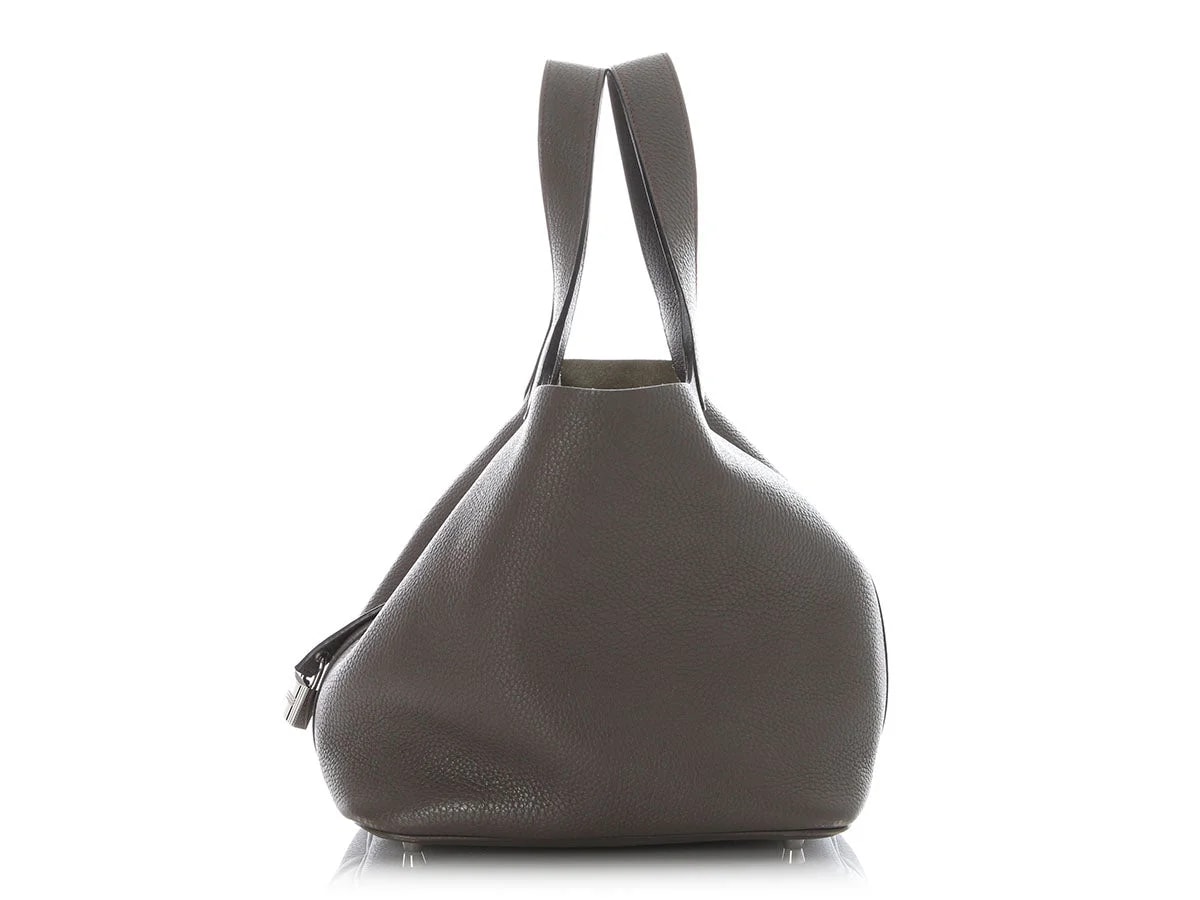 Hermès — Hermès Etoupe Cleménce Picotin 22 — Handbag — resale