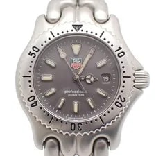 TAG Heuer — Tag Heuer S/el Grey Dial Genuine SS Belt S99.215 — Watch — resale