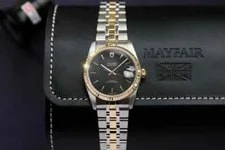 Tudor — Tudor Prince Day 74034 Black Dial Gold Full Set — Watch — resale