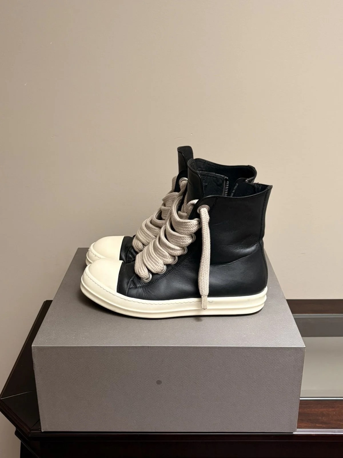 Rick Owens — Rick Owens Edfu Jumbo Lace Ramones — Sneaker — resale