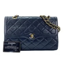 Chanel — Authentic Chanel Matelassé 28 Double Flap — Handbag — resale