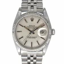 Rolex — Rolex Datejust 16014 Stainless Steel / Stainless Steel Silver Diamond #KNW1799 — Watch — resale