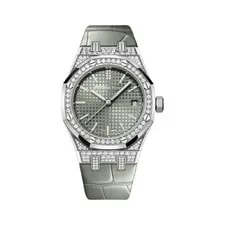 Audemars Piguet — Audemars Piguet Royal Oak 15551BC.ZZ.D405CR.01 Diamond Bezel Diamond and White — Watch — resale