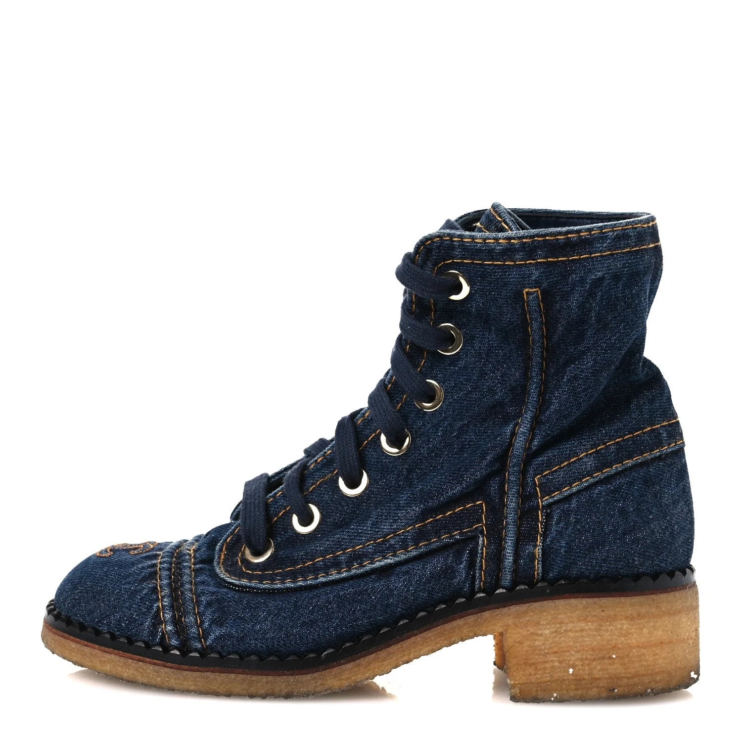 Chanel — Lace Up — Designer Shoe — resale
