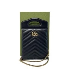 Gucci — Gucci GG Marmont Matelassé Mini Crossbody 488426 149321770 — Handbag — resale