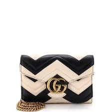 Gucci — Gucci GG Marmont Chain Wallet Matelasse Mini — Handbag — resale