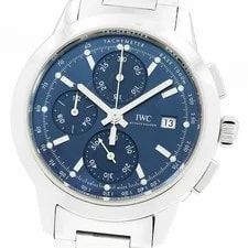 IWC Schaffhausen — IWC Schaffhausen Ingenieur IW380802 Automatic 42mm Box Papers Blue Chronograph — Watch — resale