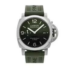 Panerai — Panerai Luminor Marina Verde Smeraldo eSteel Green Rubber Strap PAM 1356 — Watch — resale