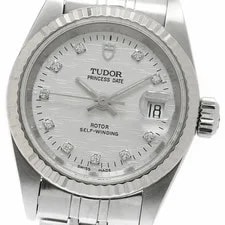 Tudor — Tudor 92414 Princess Date WG Bezel 10P Diamond Automatic Silver SS — Watch — resale