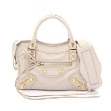 Balenciaga — Balenciaga Classic Metallic Edge Mini City Crossbody 390160 — Handbag — resale