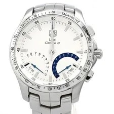 Tag Heuer — TAG Heuer S Link Caliber S CJF7111.BA0587 CJF7111 0 Chronograph Silver Quar — Watch — resale