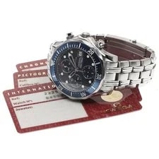 Omega — Omega Seamaster 300 2225.80 42mm SS Navy #C5558 — Watch — resale