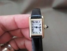 Cartier — Cartier Mini Tank 4567 18k Gold With Original — Watch — resale