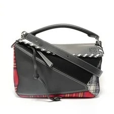 Loewe — Authentic Loewe Check Puzzle — Handbag — resale