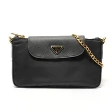 Prada Triangle Logo Shoulder Bag