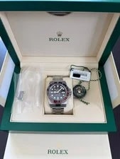 Rolex — Rolex GMT-Master II 126710BLRO Silver Oyster Bracelet With Red and Blue Bezel — Watch — resale