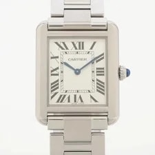Cartier — Cartier Tank Solo SM W5200013 SS QZ Silver-Face — Watch — resale