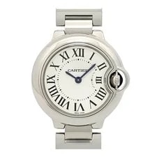 Cartier — Cartier Ballon Bleu W69010Z4 Stainless Steel 28mm Silver Dial Quartz #TSW1364 — Watch — resale