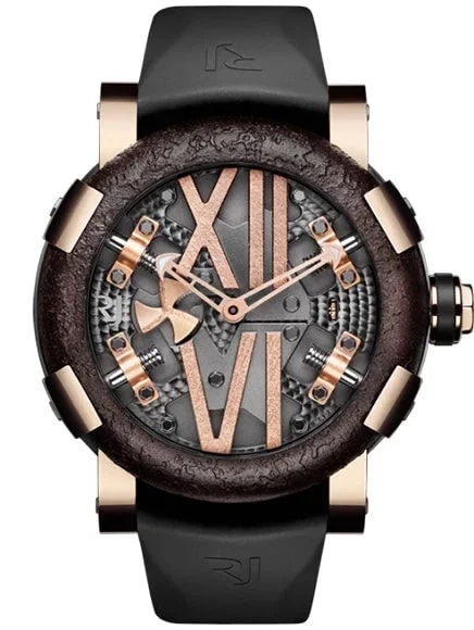 Worldofluxuryus — Romain Jerome Titanic-DNA Steampunk Stainless Steel & 18k Rose Gold — Watch — resale