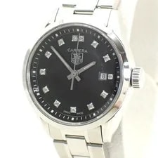 Tag Heuer — TAG Heuer SS Carrera Black Dial Diamond 13P Date * W0 — Watch — resale