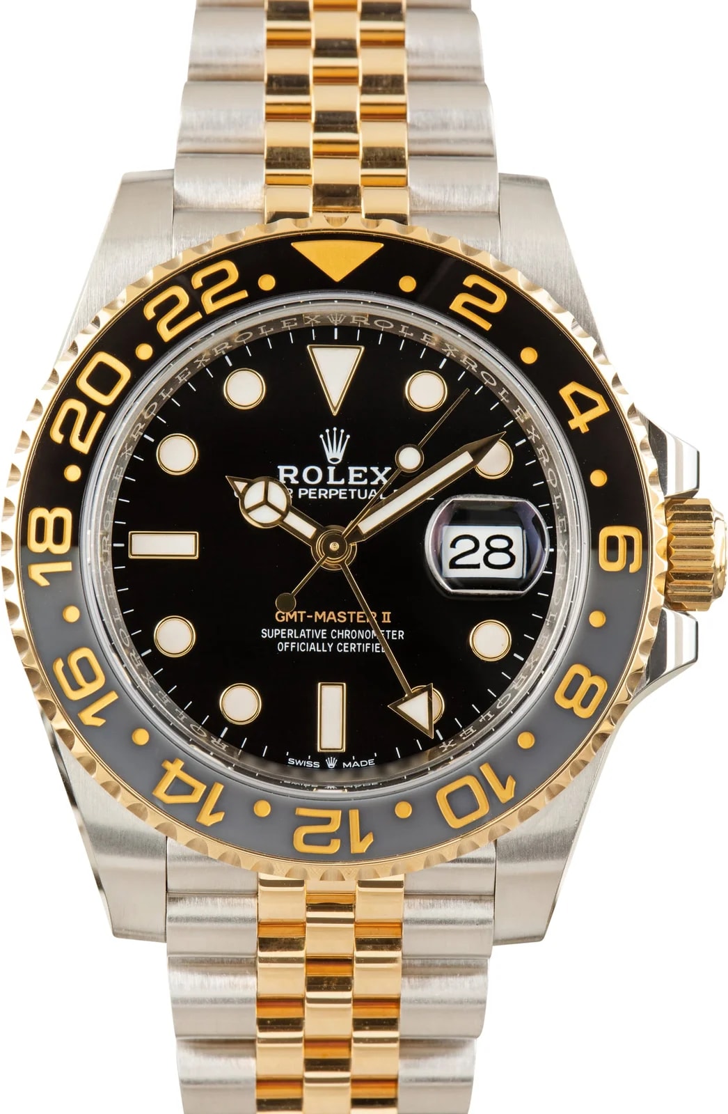 Rolex — Two-Tone Rolex GMT-Master II Zombie Bezel Ref 126713GRNR — Watch — resale