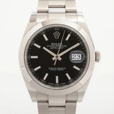 Rolex — Rolex Datejust 41 126300 SS AT Black Dial — Watch — resale