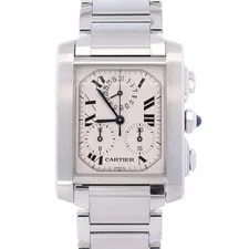 Cartier — Cartier Tank Francaise 37mm White Dial Ref# W51001Q3 — Watch — resale