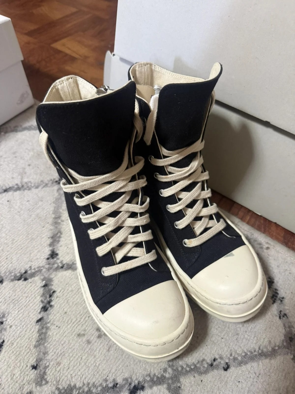 Rick Owens — Rick Owens Ramones Darkshadow — Sneaker — resale
