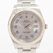 Rolex — Rolex Datejust 16014G Ss×wg SS AT Silver-Face — Watch — resale
